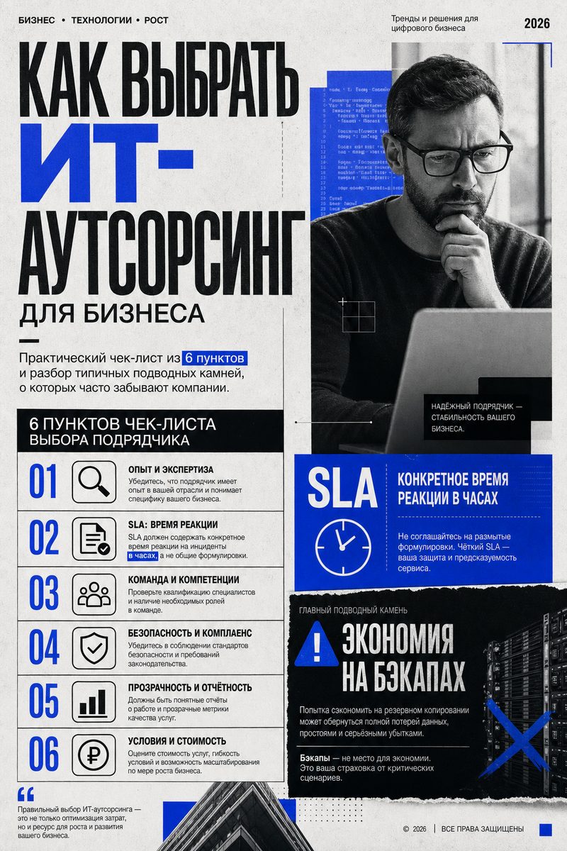 Как выбрать ИТ-аутсорсинг для бизнеса